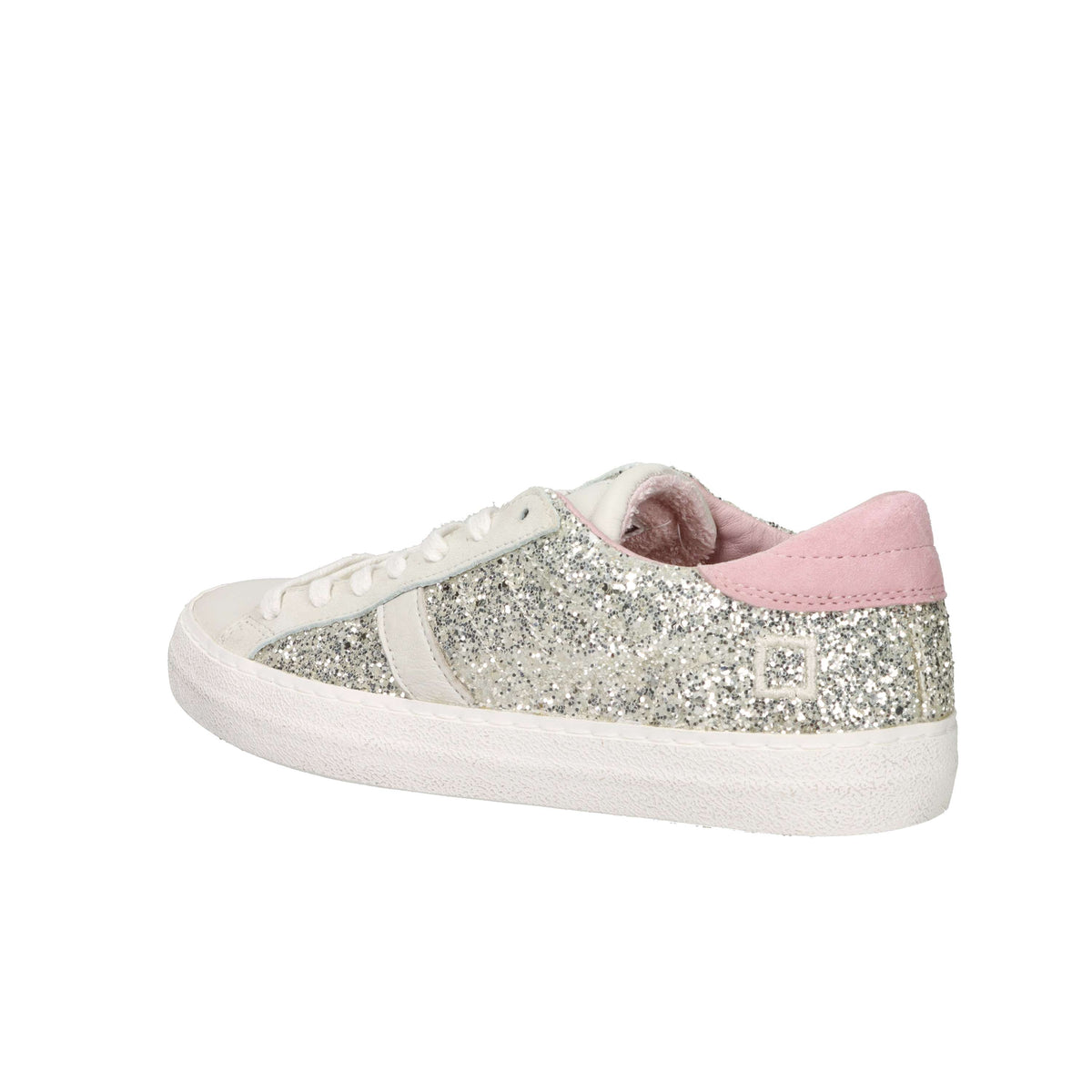 D.A.T.E. Donna Sneakers W441-HL-GL-PL Bianco/Oro