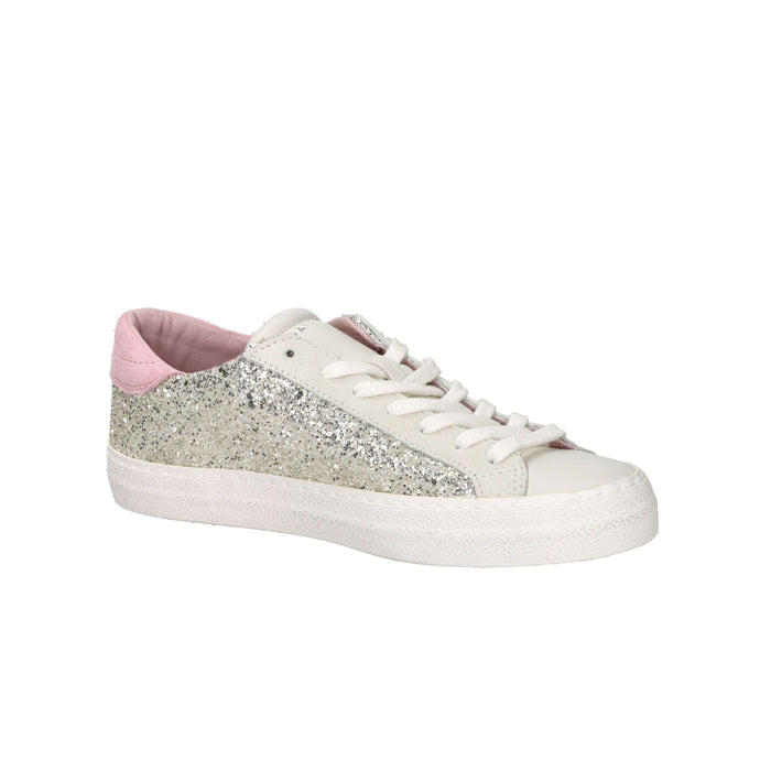D.A.T.E. Donna Sneakers W441-HL-GL-PL Bianco/Oro