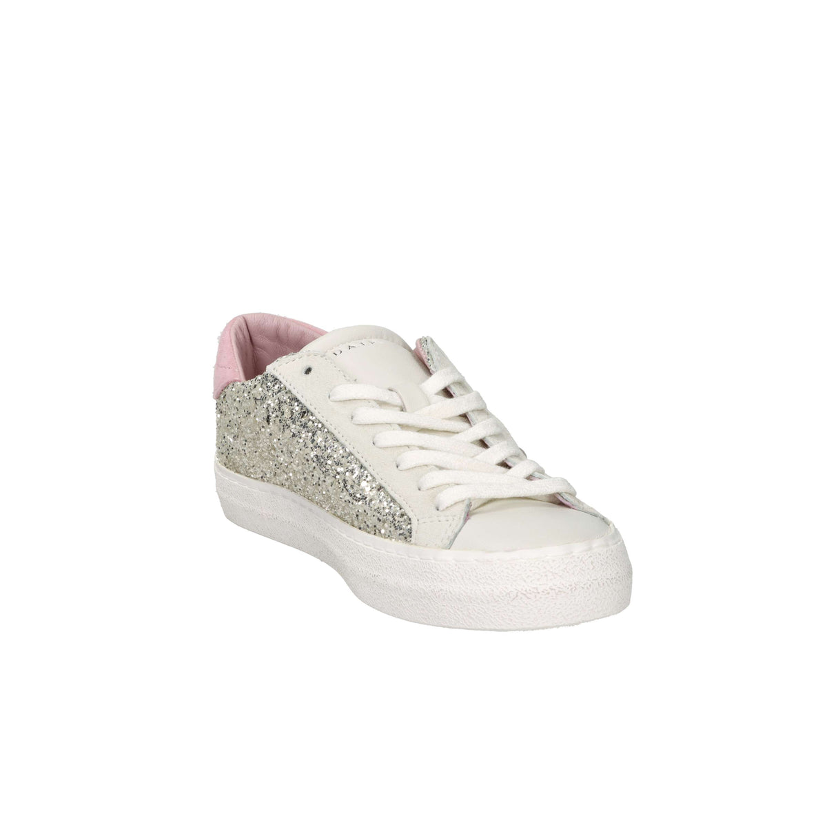 D.A.T.E. Donna Sneakers W441-HL-GL-PL Bianco/Oro