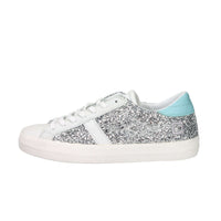D.A.T.E. Donna Sneakers W441-HL-GL-SL Bianco/Argento