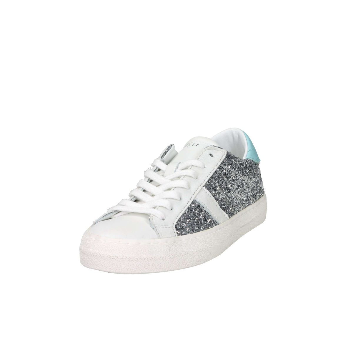 D.A.T.E. Donna Sneakers W441-HL-GL-SL Bianco/Argento