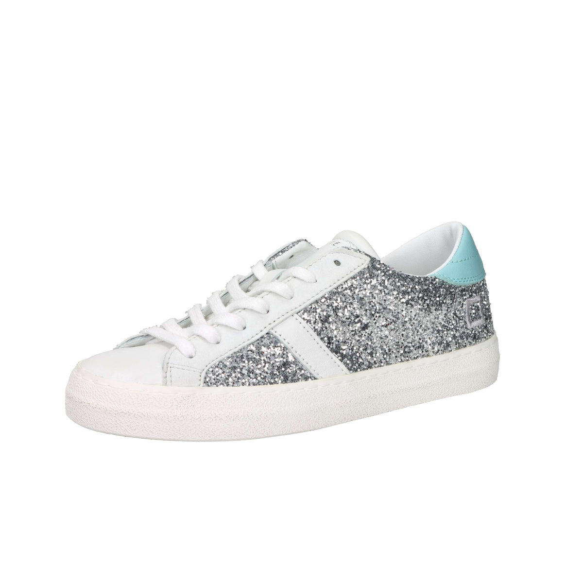 D.A.T.E. Donna Sneakers W441-HL-GL-SL Bianco/Argento