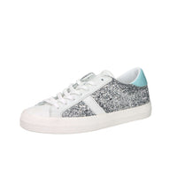 D.A.T.E. Donna Sneakers W441-HL-GL-SL Bianco/Argento