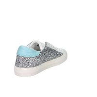 D.A.T.E. Donna Sneakers W441-HL-GL-SL Bianco/Argento