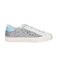 D.A.T.E. Donna Sneakers W441-HL-GL-SL Bianco/Argento
