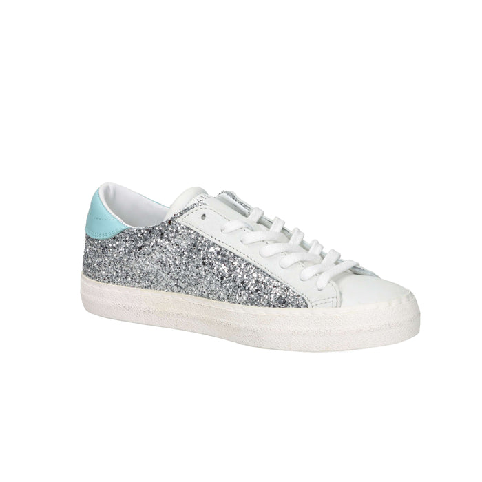 D.A.T.E. Donna Sneakers W441-HL-GL-SL Bianco/Argento
