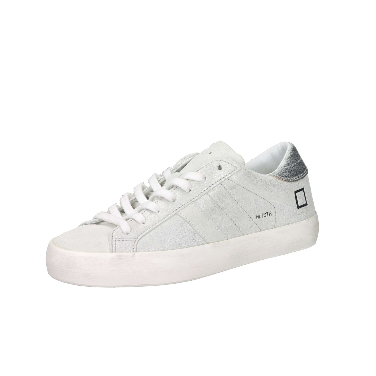D.A.T.E. Donna Sneakers W441-HL-ST-SL Argento