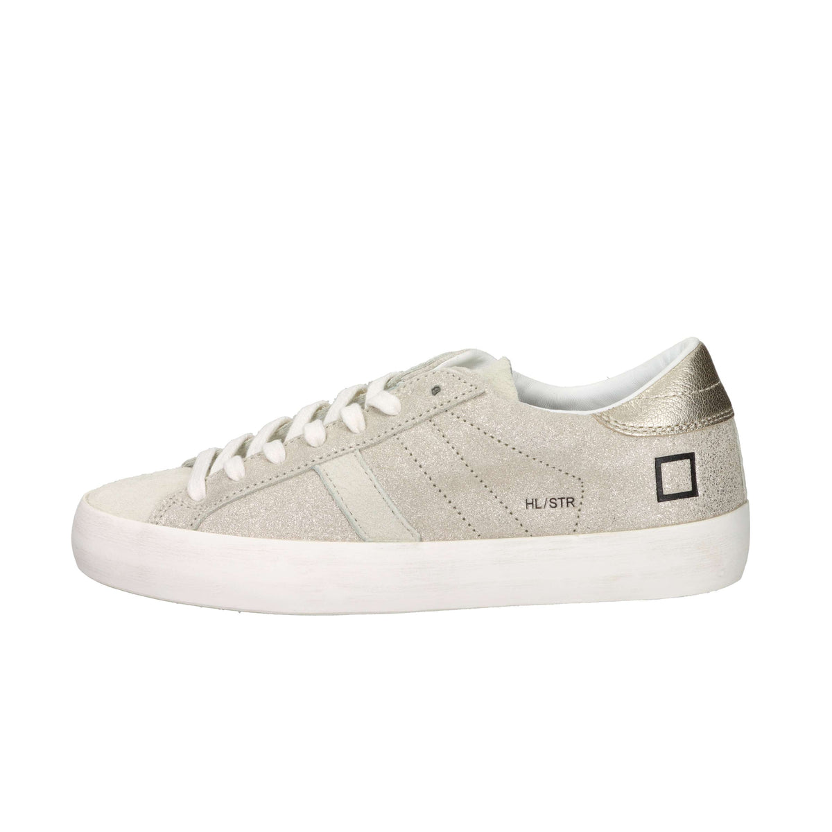 D.A.T.E. Donna Sneakers W441-HL-ST-PL Platino