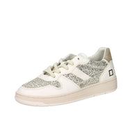D.A.T.E. Donna Sneakers W441-C2-GL-PL Panna/Oro
