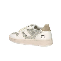 D.A.T.E. Donna Sneakers W441-C2-GL-PL Panna/Oro