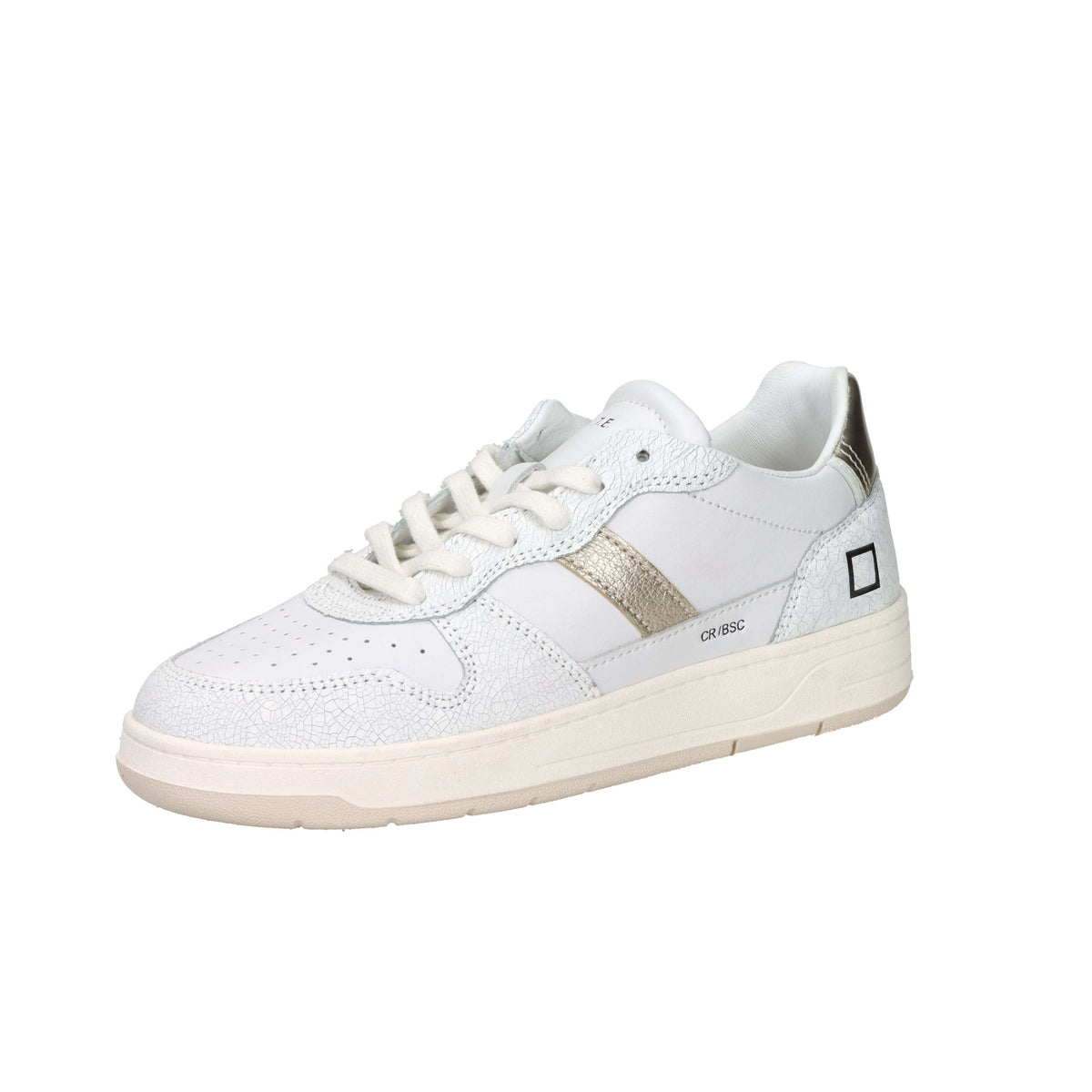 D.A.T.E. Donna Sneakers W441-C2-VC-WM Bianco/Oro