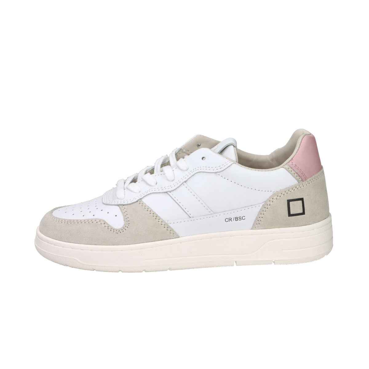 D.A.T.E. Donna Sneakers W441-C2-BA-WP Bianco/Rosa