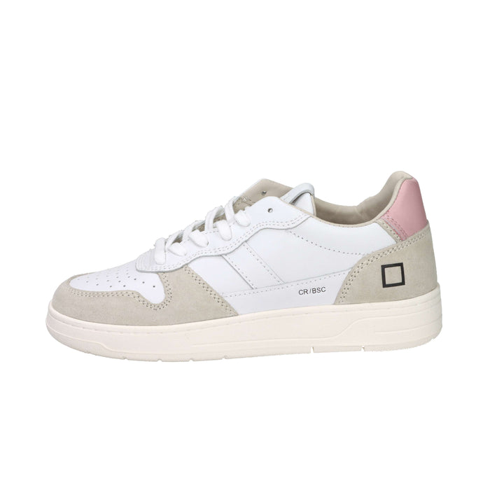 D.A.T.E. Donna Sneakers W441-C2-BA-WP Bianco/Rosa