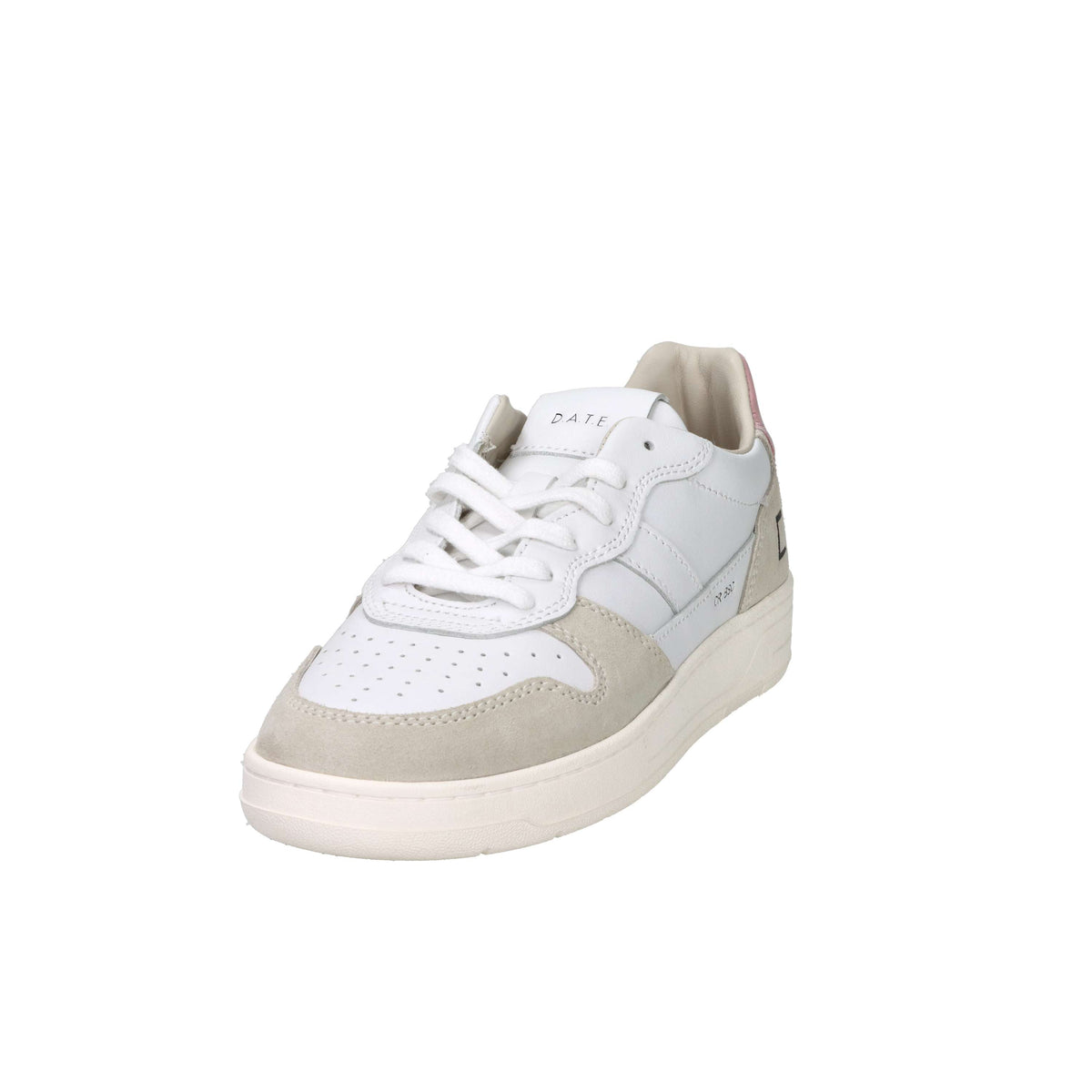 D.A.T.E. Donna Sneakers W441-C2-BA-WP Bianco/Rosa