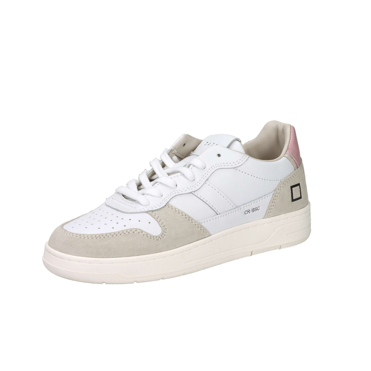 D.A.T.E. Donna Sneakers W441-C2-BA-WP Bianco/Rosa