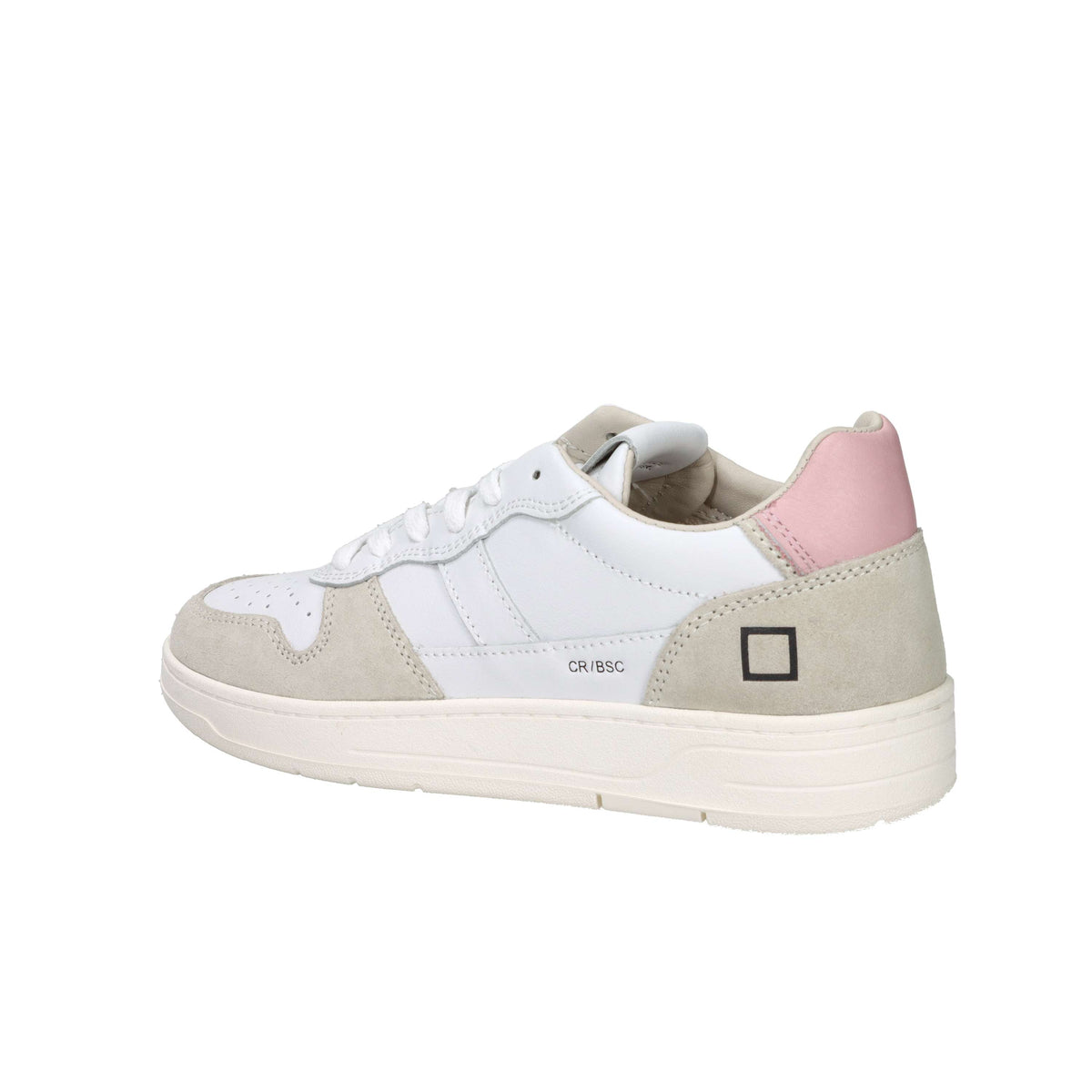 D.A.T.E. Donna Sneakers W441-C2-BA-WP Bianco/Rosa