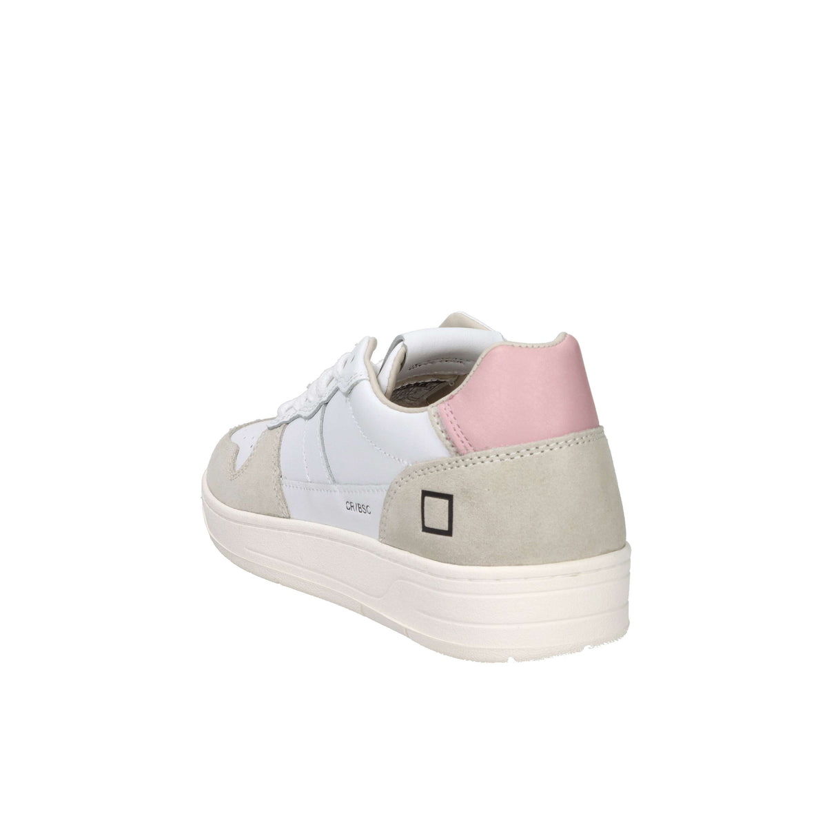 D.A.T.E. Donna Sneakers W441-C2-BA-WP Bianco/Rosa