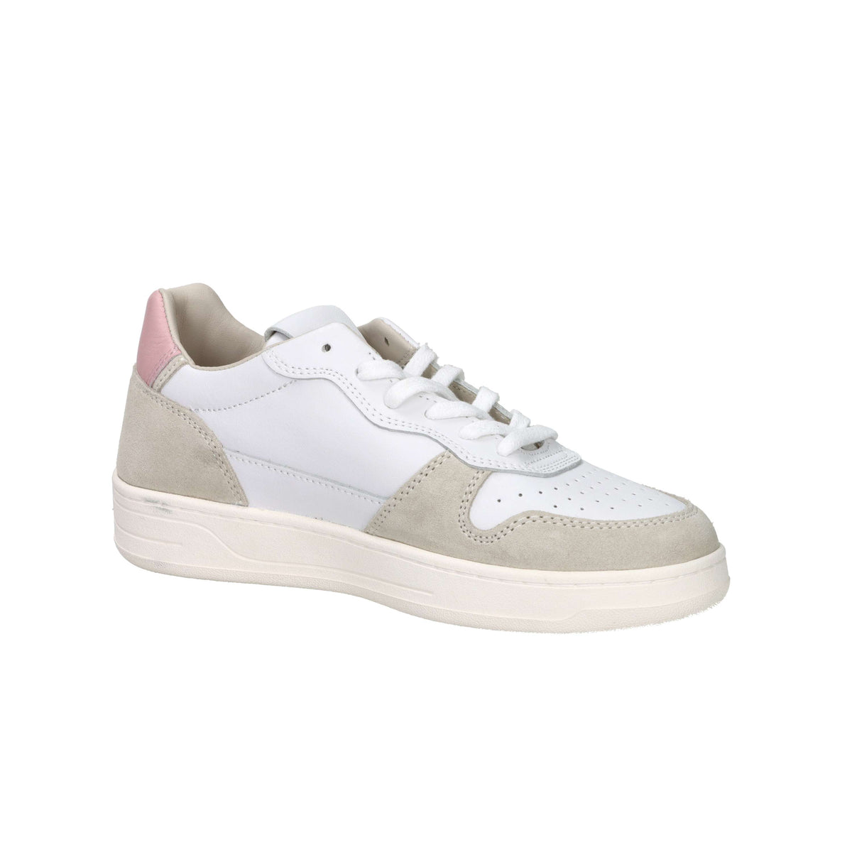 D.A.T.E. Donna Sneakers W441-C2-BA-WP Bianco/Rosa