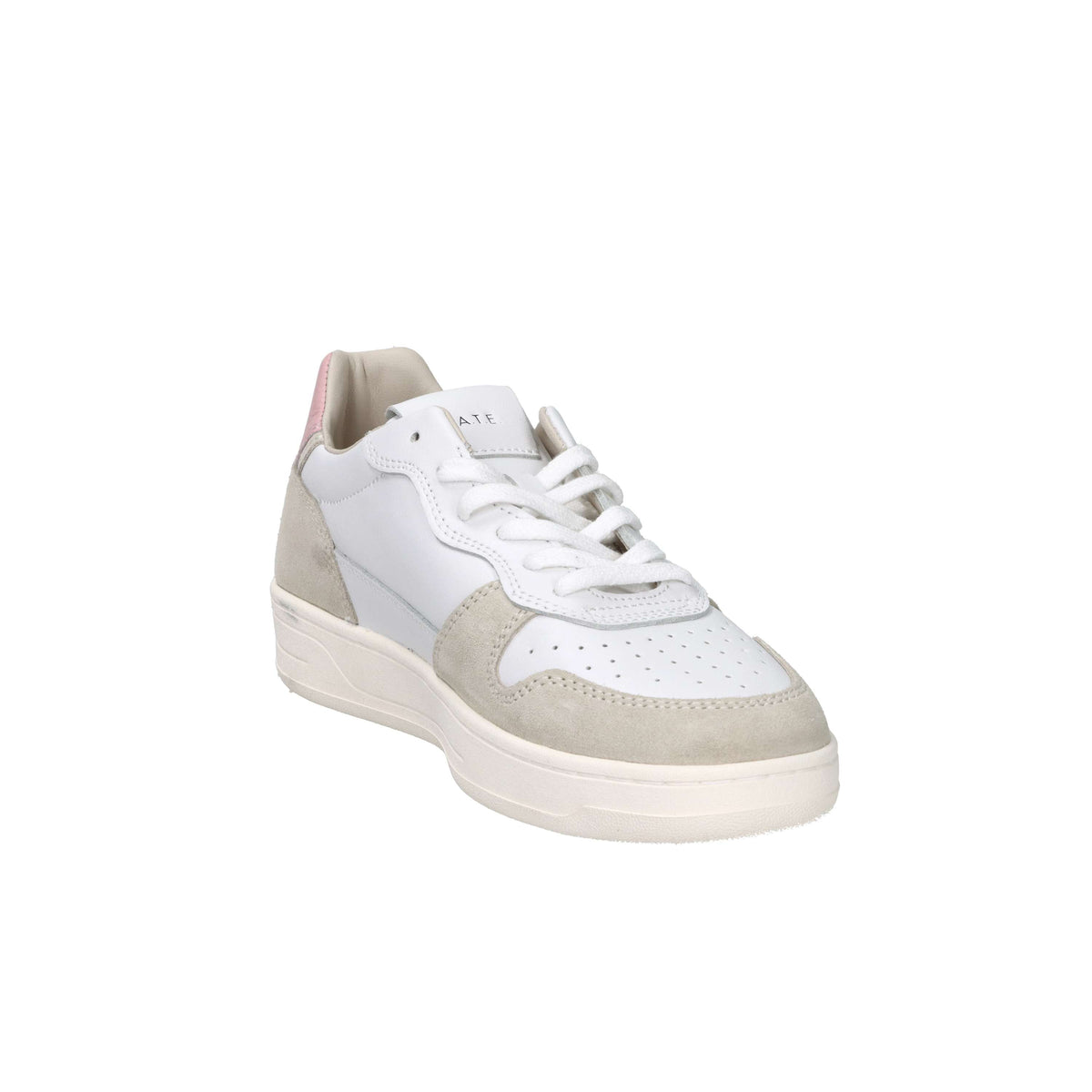 D.A.T.E. Donna Sneakers W441-C2-BA-WP Bianco/Rosa