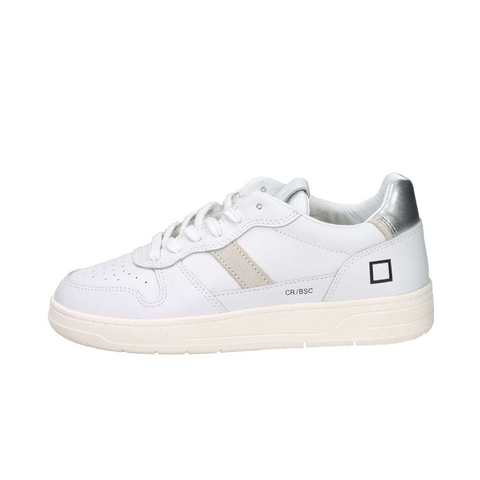 D.A.T.E. Donna Sneakers W441-C2-BA-WS Bianco/Argento