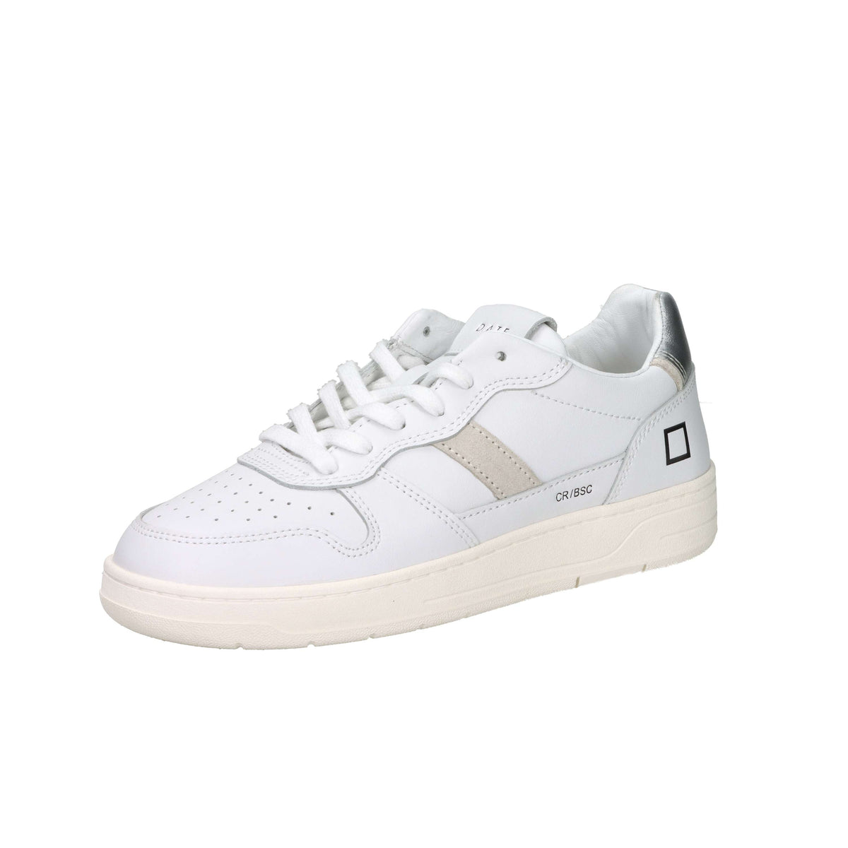 D.A.T.E. Donna Sneakers W441-C2-BA-WS Bianco/Argento
