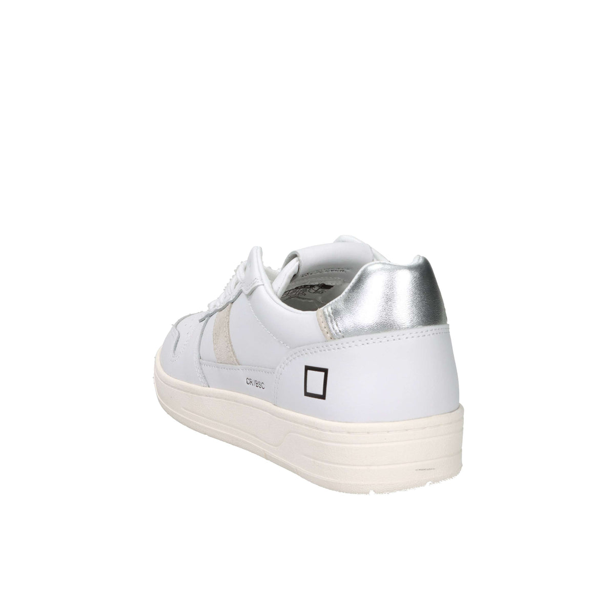 D.A.T.E. Donna Sneakers W441-C2-BA-WS Bianco/Argento