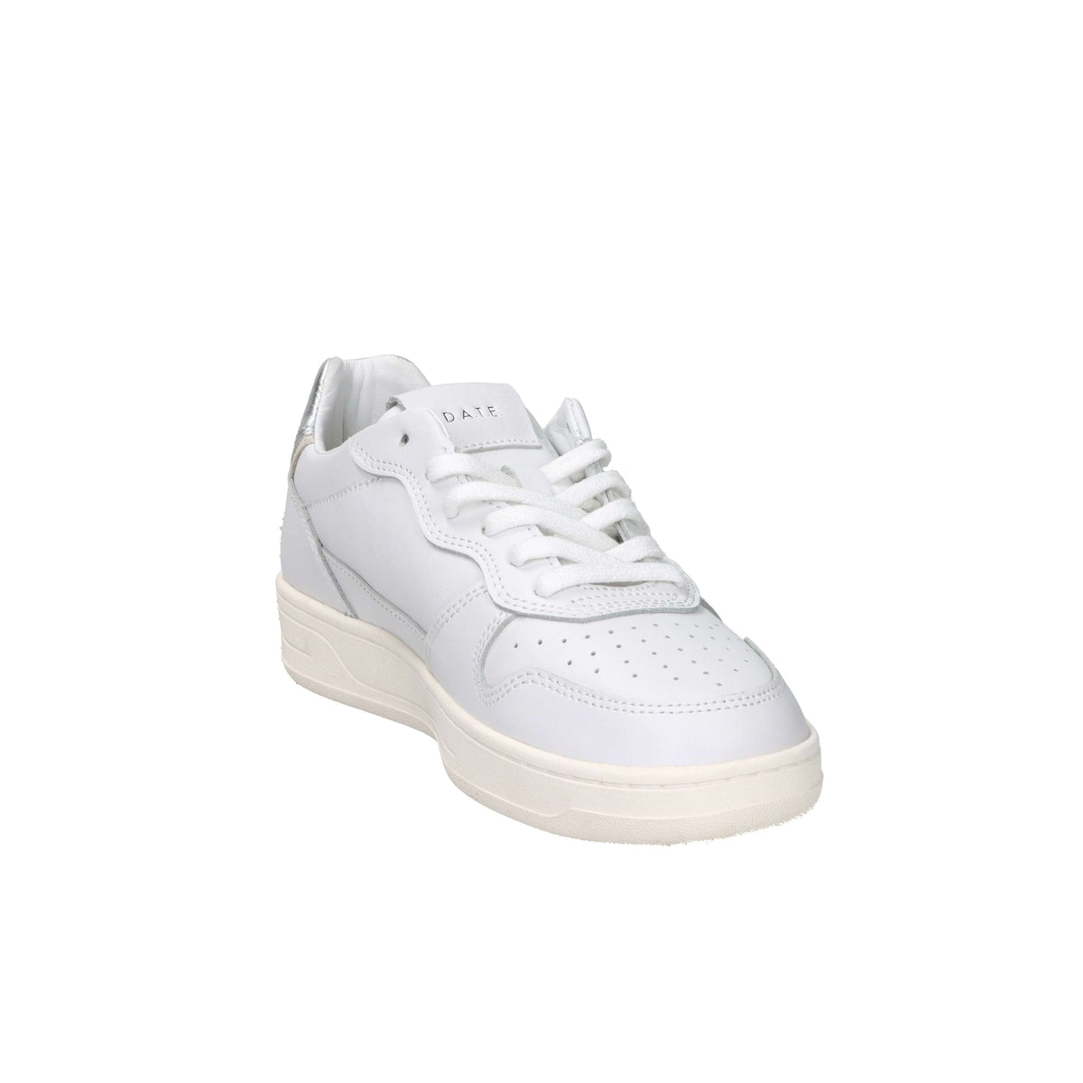 D.A.T.E. Donna Sneakers W441-C2-BA-WS Bianco/Argento