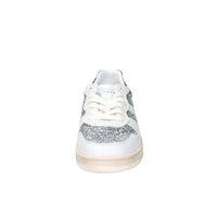 D.A.T.E. Donna Sneakers W441-C2-GL-SL Bianco/Argento