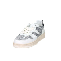 D.A.T.E. Donna Sneakers W441-C2-GL-SL Bianco/Argento