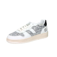 D.A.T.E. Donna Sneakers W441-C2-GL-SL Bianco/Argento