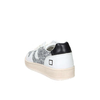 D.A.T.E. Donna Sneakers W441-C2-GL-SL Bianco/Argento