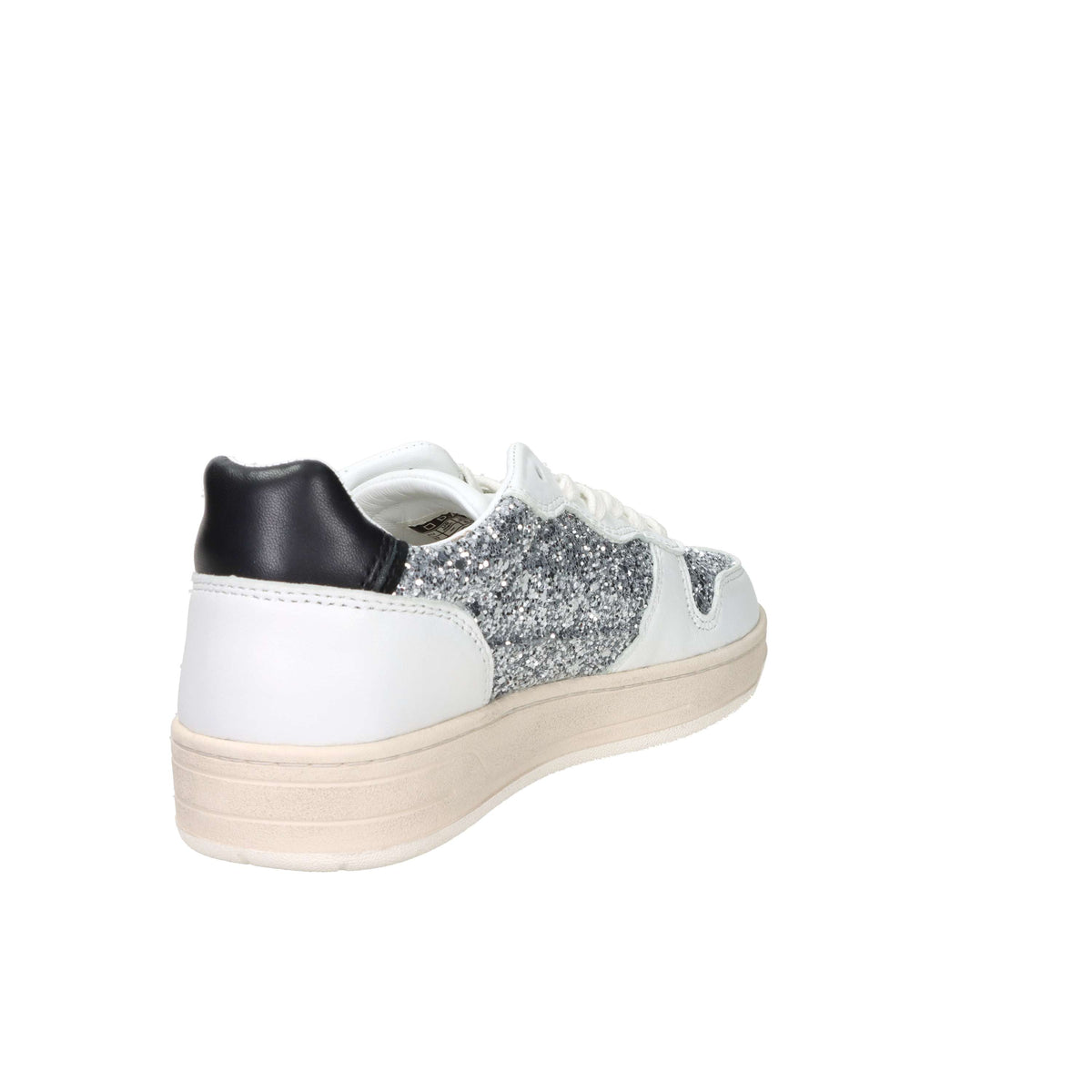 D.A.T.E. Donna Sneakers W441-C2-GL-SL Bianco/Argento