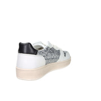 D.A.T.E. Donna Sneakers W441-C2-GL-SL Bianco/Argento