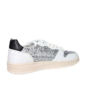 D.A.T.E. Donna Sneakers W441-C2-GL-SL Bianco/Argento
