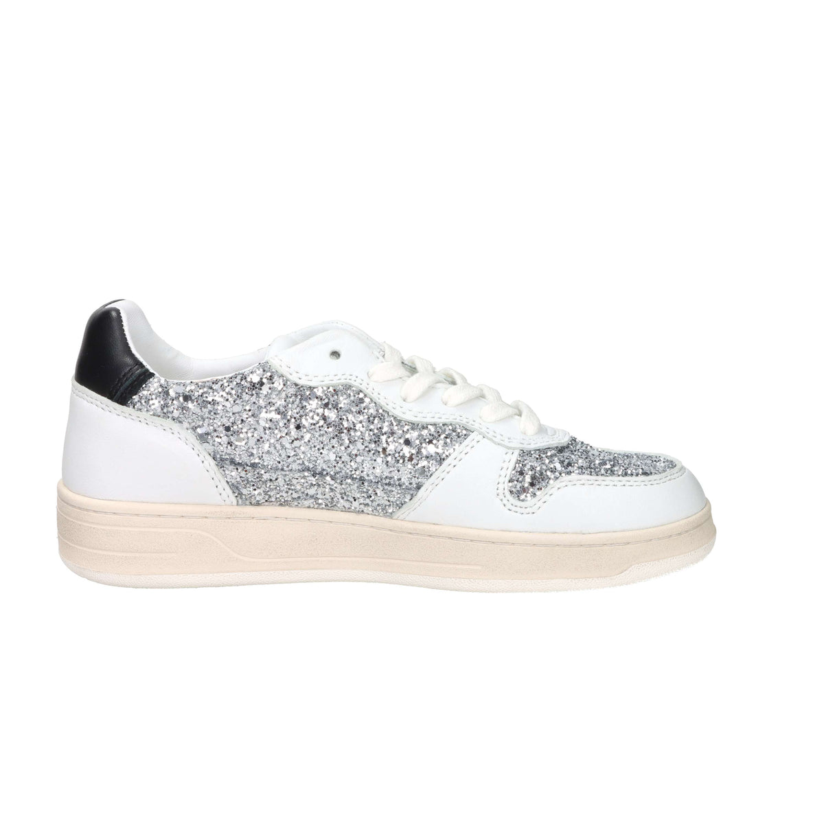 D.A.T.E. Donna Sneakers W441-C2-GL-SL Bianco/Argento