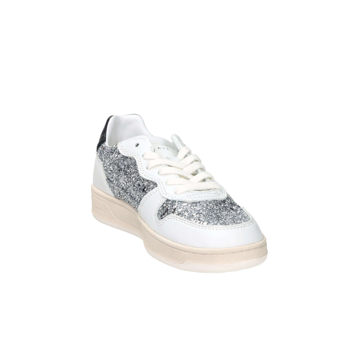 D.A.T.E. Donna Sneakers W441-C2-GL-SL Bianco/Argento