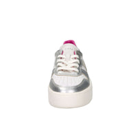 D.A.T.E. Donna Sneakers W441-CP-LM-SL Bianco/Argento