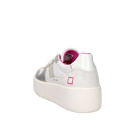 Zapatillas D.A.T.E. Donna W441-CP-LM-SL Blanco/Plata