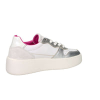 Zapatillas D.A.T.E. Donna W441-CP-LM-SL Blanco/Plata