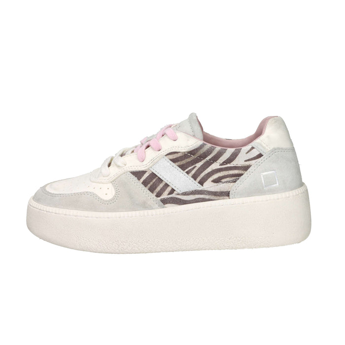 D.A.T.E. Donna Sneakers W441-CP-AN-ZB Panna
