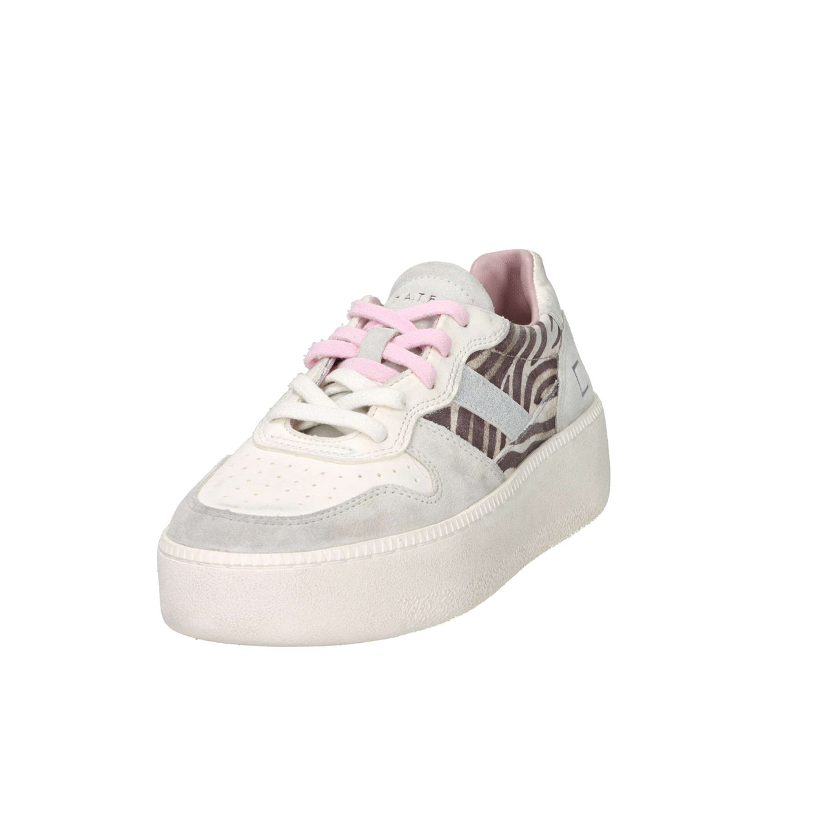 D.A.T.E. Donna Sneakers W441-CP-AN-ZB Panna