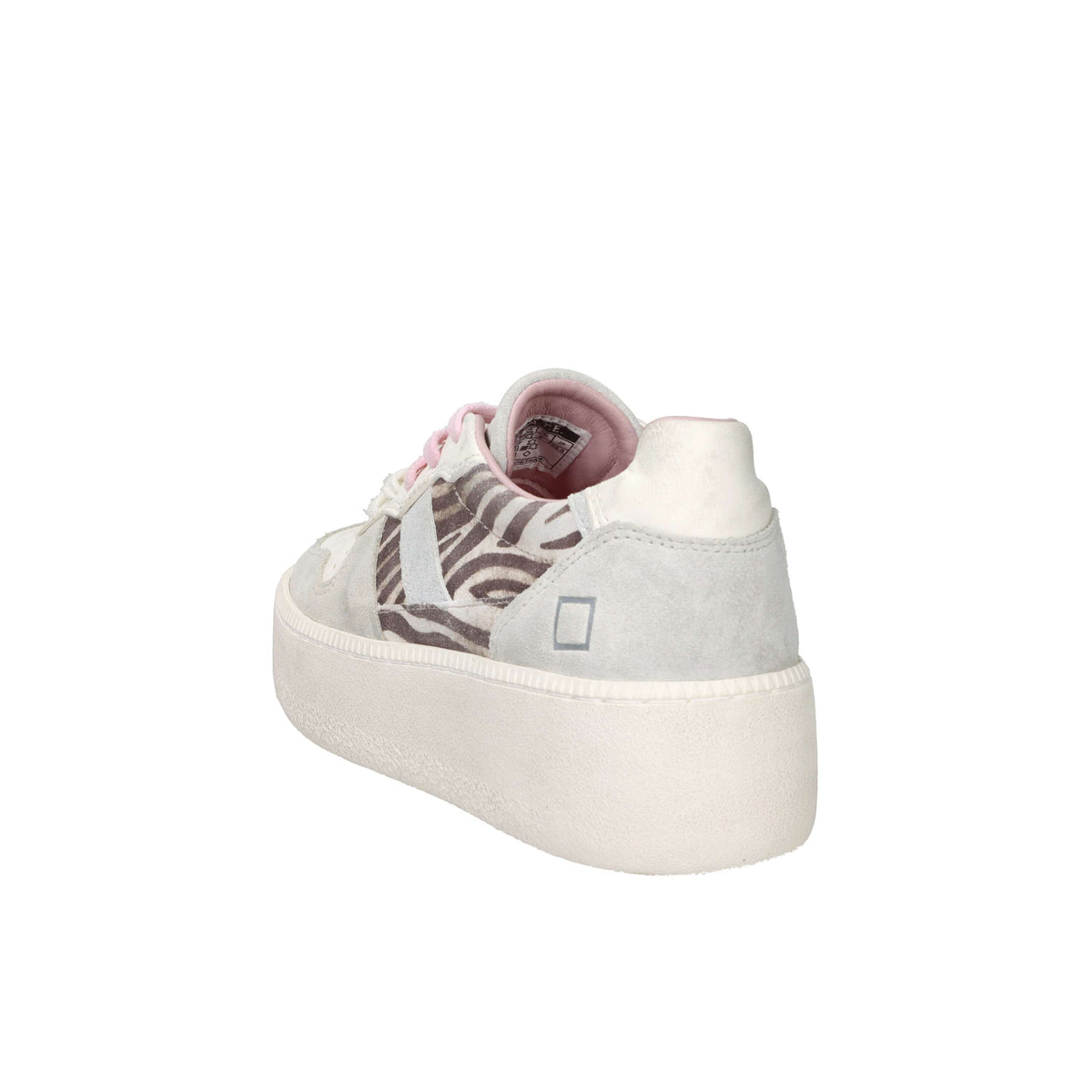 D.A.T.E. Donna Sneakers W441-CP-AN-ZB Panna
