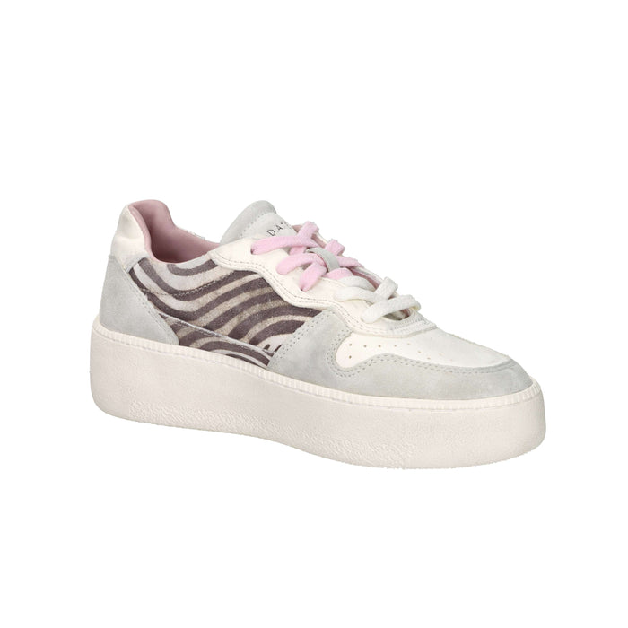 D.A.T.E. Donna Sneakers W441-CP-AN-ZB Panna