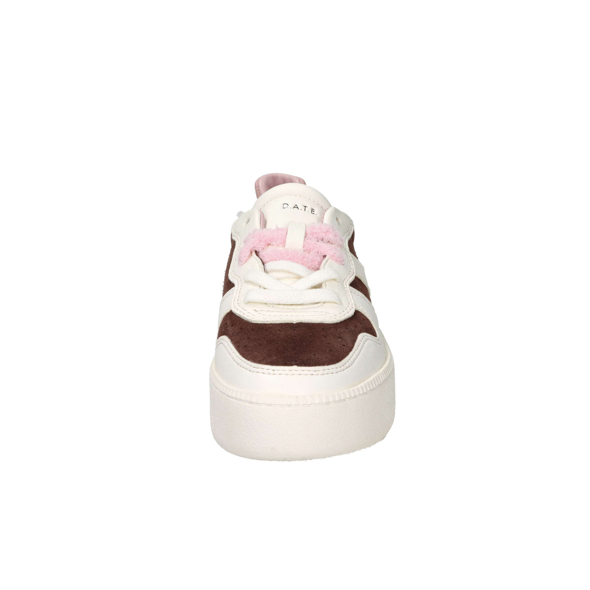 D.A.T.E. Donna Sneakers W441-CP-TC-CH Panna/Marrone