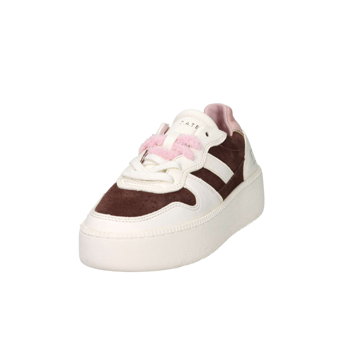 D.A.T.E. Donna Sneakers W441-CP-TC-CH Panna/Marrone