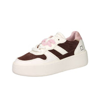 D.A.T.E. Donna Sneakers W441-CP-TC-CH Panna/Marrone