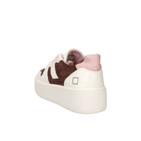 D.A.T.E. Donna Sneakers W441-CP-TC-CH Panna/Marrone