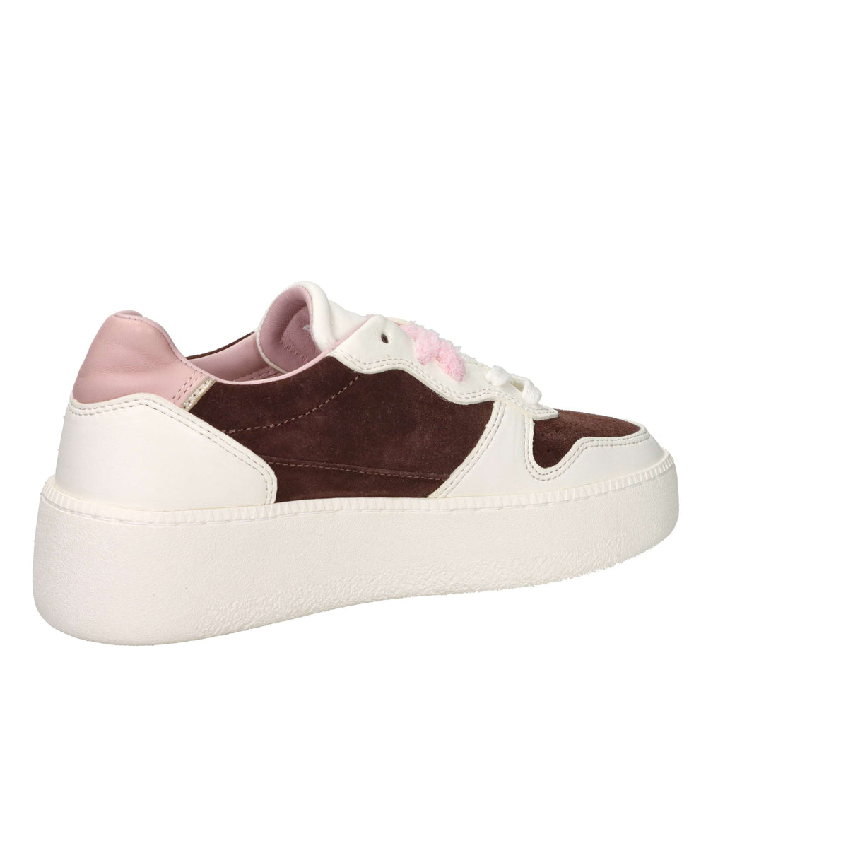 D.A.T.E. Donna Sneakers W441-CP-TC-CH Panna/Marrone