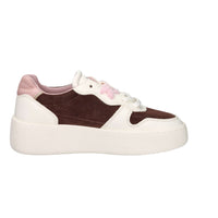 D.A.T.E. Donna Sneakers W441-CP-TC-CH Panna/Marrone