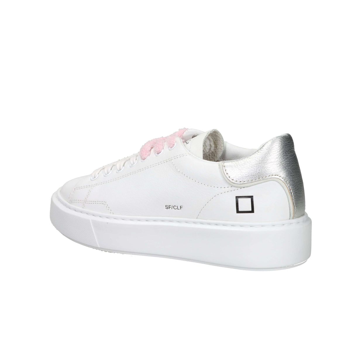 D.A.T.E. Donna Sneakers W441-SF-CA-WS Bianco/Argento